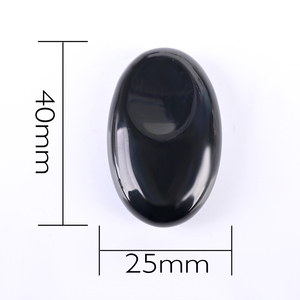 Wholesale <b>Crystal</b> Healing Thumb Worry Stones Natural Quartz Polished Palm Stone Oval Shape Thumb Stone - Product Image 6