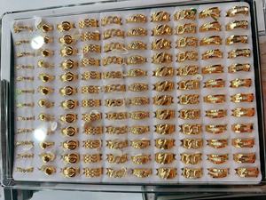 <span class=keywords><strong>Xuping</strong></span> Venta al por Mayor Precio Económico Varios Estilos Set de 120 Cajas de Anillos para Mujer Joyería Chapada en Oro con Incrustaciones de Circón y Diseño Calado - Product Image 4