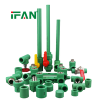 Raccords PPR IFAN multi-types, filetés mâle et femelle, PN25, pour systèmes d'eau chaude et froide, raccords de tuyauterie PPR