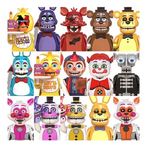 Xm diy juguetes fnaf minifigs חינוכי לילדים ללמוד צעצועים ילדים 2023 wm6074 wm6097 fredddys אבני הבניין