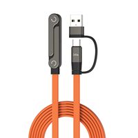 Nuevo Cable de Datos de Carga Rápida con Soporte para iPhone 17, Tablet Huawei, Juegos Móviles, Carga Rápida de 240W 60W