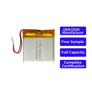 공장 도매 충전식 300mAh UL/CE KC 인증 배터리 403030 리튬이온 셀 팩 전자 기기용 - Product Image 1