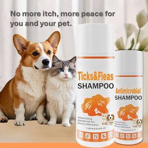 Shampoo pour animaux contre les tiques et les <span class=keywords><strong>puces</strong></span> 252 ml, tue les tiques, les <span class=keywords><strong>puces</strong></span>, les acariens et les champignons, contrôle les bactéries, soulage les démangeaisons et la perte de poils pour chiens et chats - Product Image 3