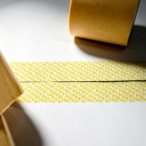 Custom Printed Kraft Paper Tamper Evident <b>Tape</b> for Brand Packaging - Product Image 2