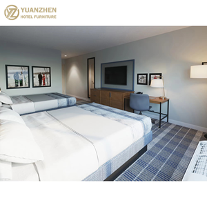 Высококачественная мебель для гостиничных проектов в американском стиле: комплекты для спален с кроватями размера King и Queen для современных гостиничных номеров - Product Image 4