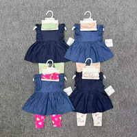 Ensemble Barboteuse Bébé 3 en 1 Nouveau-né Fille avec Bandeau, Jupe et Pantalon, Promotion Tissu Coton à Imprimé Floral
