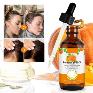 Huile de graines de citrouille 100 % pure, pressée à froid, à base de plantes, en gouttes liquides orales, hydratant pour la croissance des cheveux, huile de massage pour une peau lisse (OEM) - Product Image 5