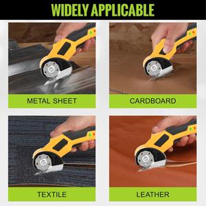 4V Scissors Cordless Shears Type C Rechargeable <b>Powerful</b> Cutting <b>Tool</b> for Fabric Cardboard CS-4A 4v Cordless Shears CS- - Product Image 4