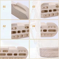 Tabla de escalada de madera de haya en stock para entrenamiento de fuerza de dedos en exteriores/interiores y ejercicios de dominadas - Suministro directo del fabricante