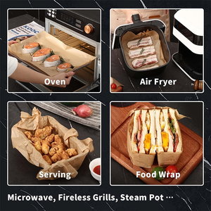 Wholesale <b>Baking</b> Paper Non-stick <b>Parchment</b> Sheet for Oven Air Fryer Grilling Mat Food Wrapping Tool - Product Image 2