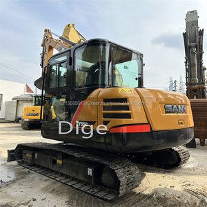 Mini pelleteuse SANY SY55C d'occasion Mini pelleteuse SANY SY26U 35u SY55 SY60 SY75c SY95c pour plusieurs chantiers de construction - Product Image 4