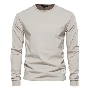 Men's Fashion Long Sleeve Tee Shirts Casual Regular Fit Pullover T-Shirts