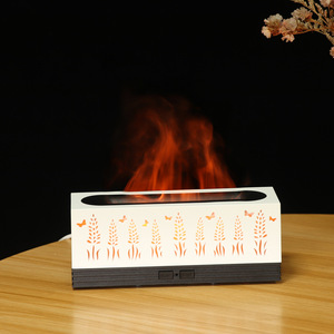 Rectángulo caja de luz mariposa agua fría humidificador <span class=keywords><strong>Mini</strong></span> 60ML aceite esencial Aroma llama difusor - Product Image 1