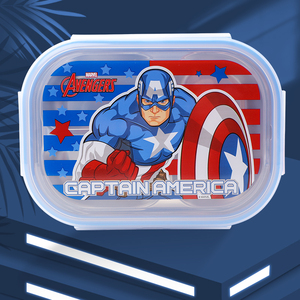 <strong>Marvel</strong> 3 Divided Stainless Steel <strong>Lunch</strong> <strong>Box</strong> for Men Personalized Kids Dining Product - Product Image 4
