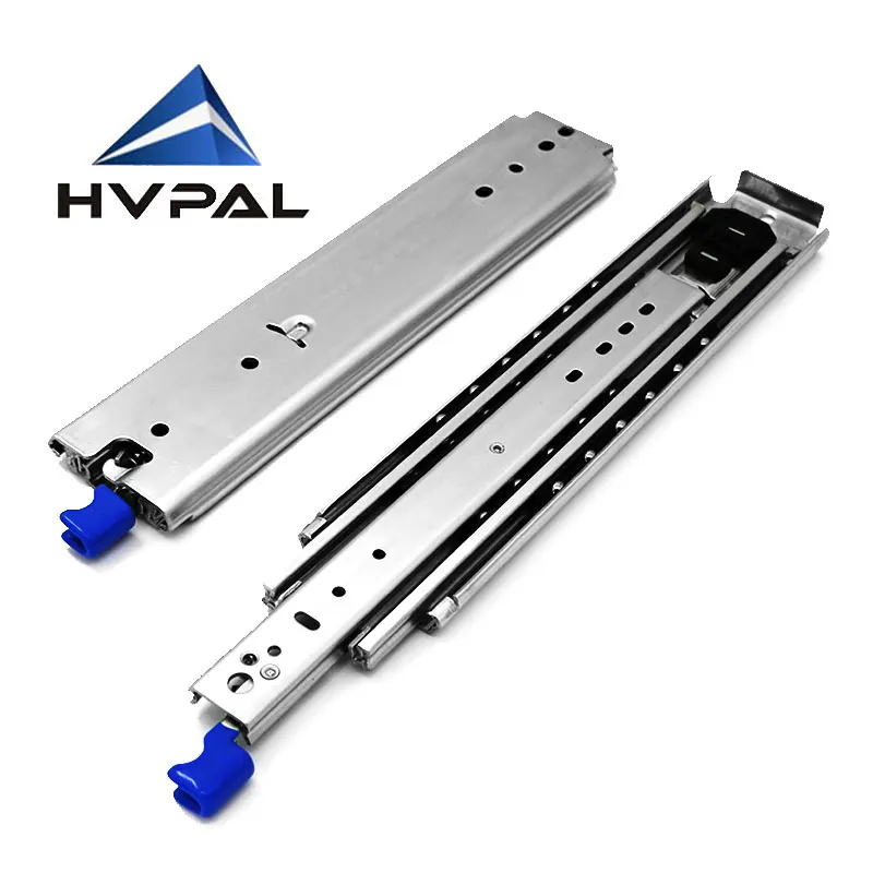 Hvpal 1500MM 250KG Load Capacity Tandem Box Slides Soft Close Locking Heavy Duty Drawer Stove Slide For Caravans