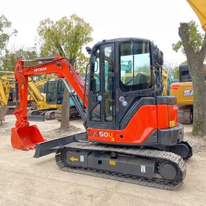 Miniexcavadora Usada Hitachi ZX50 de 5 Toneladas, Miniexcavadoras Japonesas Originales en Venta, Excavadora de Segunda Mano - Product Image 2