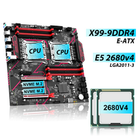 JGINYUE X99-8 X99-9 X99-TI PLUS E/M-ATX Mainboard Gaming PC LGA2011-3 DDR3/DDR4 256G Mendukung Core Xeon E5 V1 V2 V3 V4