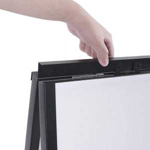 HLY popolare promozionale riutilizzabile espositore negozio visualizza metallo un cartello di pavimentazione di un telaio - Product Image 2