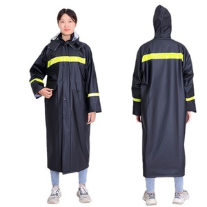 One Piece Raincoat Long <b>Waterproof</b> Hiking Cycling Work <b>Poncho</b> Universal Adult Wear - Product Image 5