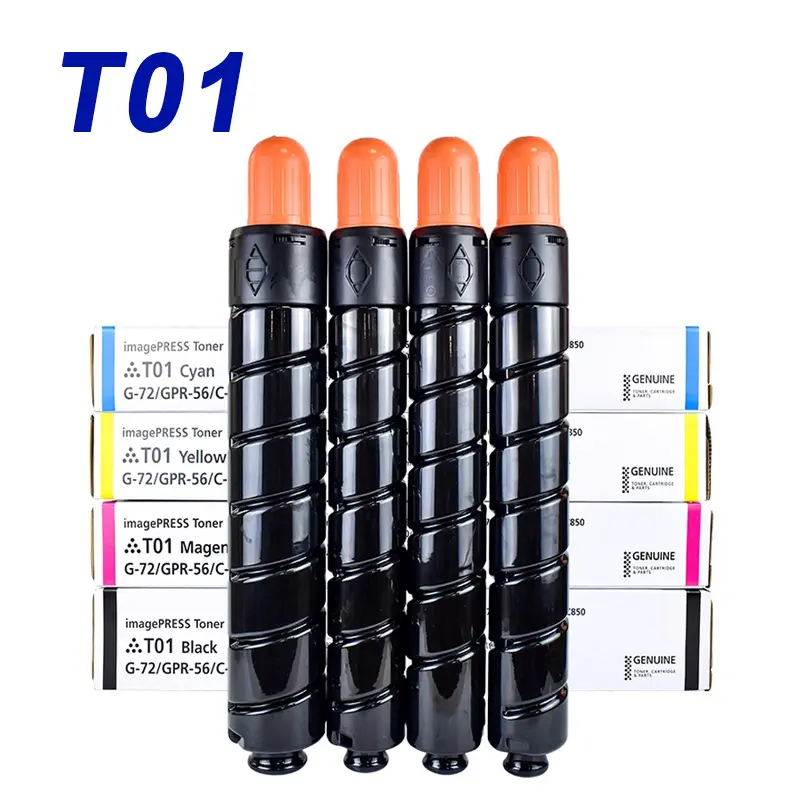 Orijinal CAN0N T01 Toner T02 Toner kartuşları imagepress Toner kartuşu cc700 C800 C650 C750 yazıcı tozu