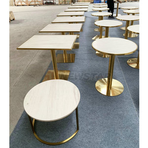 Pied de table en laiton antique pour meubles de salon de style campagnard, tables <span class=keywords><strong>gigogne</strong></span> basses dorées, tables <span class=keywords><strong>gigogne</strong></span> en métal et verre, mesa centro, entrée - Product Image 2