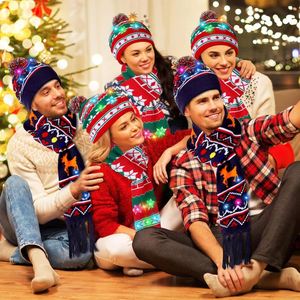 Sombrero de <span class=keywords><strong>Navidad</strong></span> LED Flash de <span class=keywords><strong>Navidad</strong></span> con luz sombrero de punto <span class=keywords><strong>regalo</strong></span> de <span class=keywords><strong>Navidad</strong></span> para adultos decoraciones de fiesta de año nuevo de <span class=keywords><strong>Navidad</strong></span> - Product Image 3