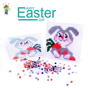 Wholesale JLT EVA Perler Rabbit Diy Toys <b>Set</b> Easter Gift 5mm Kids Educational <b>Beads</b> Hama Ironing <b>Beads</b> - Product Image 2