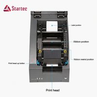 Sampel Gratis Resin Warna Thermal Transfer Berkualitas Tinggi 110*300 untuk Pita Printer Printer Hemat Biaya/Printer Label
