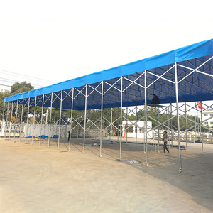 Tente escamotable industrielle <span class=keywords><strong>de</strong></span> cadre en acier pour le <span class=keywords><strong>stockage</strong></span> d'entrepôt avec le revêtement en PVC ignifuge - Product Image 2