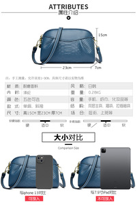 Sac à bandoulière en cuir PU à motif luxueux pour femmes, sac à main de haute qualité, sac messager pour femmes - Product Image 3