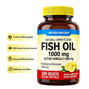 DLA laut dalam <span class=keywords><strong>DHA</strong></span> <span class=keywords><strong>1000</strong></span> <span class=keywords><strong>Mg</strong></span> Omega 3 kapsul minyak ikan suplemen kesehatan untuk jantung otak mata inflamasi dukungan kesehatan - Product Image 1