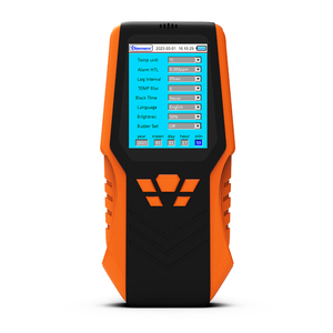 Analyseurs de gaz portatifs, détecteur de concentration d'oxygène O2 0-30% Vol avec alarme sonore, compteur de température et d'humidité 3-en-1 - Product Image 3