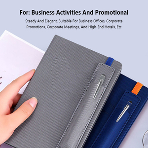 Khuyến Mại Da Bìa Cứng Planners A5 Máy Tính Xách Tay Với Chủ Bút Biểu Tượng Tùy Chỉnh Cá Nhân Nhật Ký Máy Tính Xách Tay Cho Quà Tặng Doanh Nghiệp - Product Image 3