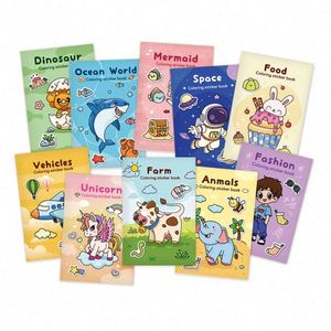 Libro de Colorear con Pegatinas para Fiestas Infantiles - Divertida Actividad de Dibujo y Garabatos - Product Image 5