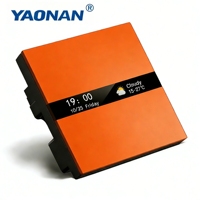Interruptor de Pared Inteligente para PC de 4 Canales |   Control Táctil Inteligente Zigbee |   Interruptor de Luz de 4 Vías, Impermeable IP20, Automatización del Hogar