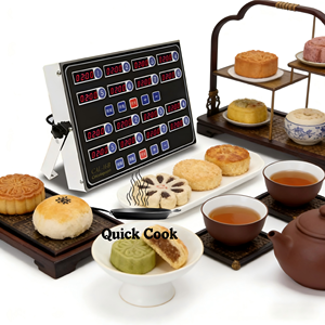 Minuteur <span class=keywords><strong>de</strong></span> cuisine multifonctionnel 8 canaux à usage commercial, avec rappel numérique pour plusieurs événements, idéal pour la cuisson et les magasins alimentaires - Product Image 5