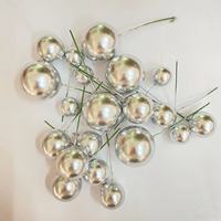 Balles en Mousse Décoratives Dorées pour Gâteau 2 cm, 2,5 cm, 3 cm, 4 cm – Boules Or, Argent, Noir, Rouge, Vert pour Décoration de Gâteaux