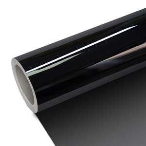 Premium PET Vinyl <b>Wrap</b> <b>Black</b> Easy Install No Residue Partial Car <b>Wrap</b> Vinyl for Vehicle Styling - Product Image 1