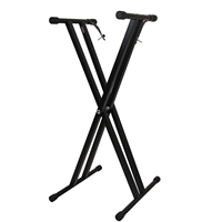 Heavy-Duty Digital Rack Piano Stand Adjustable Detachable Double-Desk Keyboard Stand for Electronic Musical Instruments