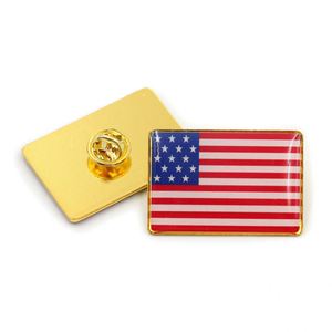 Broche de Aleación Personalizado con Forma de Bandera y Cierre de Mariposa para Actividades - Product Image 5