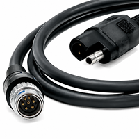 Câble PDL GPS Trimble A00924, câble de données et d'alimentation de remplacement, 2,0 m, câble radio GPS-PDL A00924, connecte 1.B 5PIN- 0.B7PIN -SAE