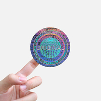 Custom Kleding Hologram Hoed Sticker Label Met Uw Eigen Logo Fabrikant In China