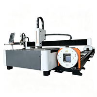 Découpeuse laser fibre CNC automatique 1000W-6000W pour tôles et tubes métalliques, machine de découpe d'alliages d'aluminium