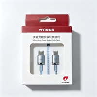 Kabel Pengisian Cepat USB C ke C 60W, Kabel Sinkronisasi Data Berlapis, Konektor Paduan Seng untuk Ponsel, Tablet, MacBook