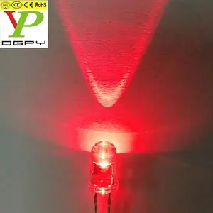 Dip LED 650nm/5mm 650nm RED led ( CE & RoHS Compliant )