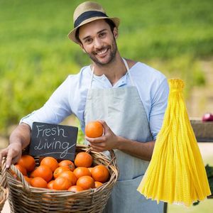 Huamaohengchun 100 Bolsas de Malla de LDPE Reutilizables y Duraderas de 24'' para Cocinar Mariscos (Cangrejo/Almeja/Cangrejo de Río), Cebolla/Patata/Vegetales - Product Image 6