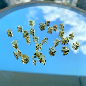 Collier pendentif pour femme Dylam Trendy Jewelry Accessories, argent sterling 925 plaqué or 18 carats, pendentifs alphabet 26 lettres A-Z - Product Image 5