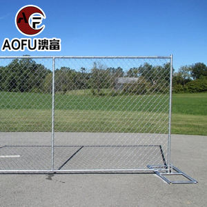 Cerca de Segurança em Malha de Arame Ciclone Resistente à Corrosão 4mm Fácil de Instalar Galvanizada a Quente Cerca Temporária para Jardim - Product Image 6