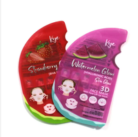 Sac d'emballage en plastique festif de forme personnalisée, très vendu, pour kit de beauté de Noël et stockage d'échantillons cosmétiques