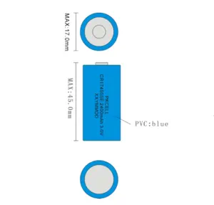 CR17450SE Li-MnO2 3V 2400MAh CR17450แบตเตอรี่ลิเธียมหลัก